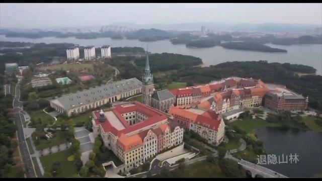Drone Tour Of Huawei European Town. Huawei Ox Horn Campus #huawei #china #dongguan #drones