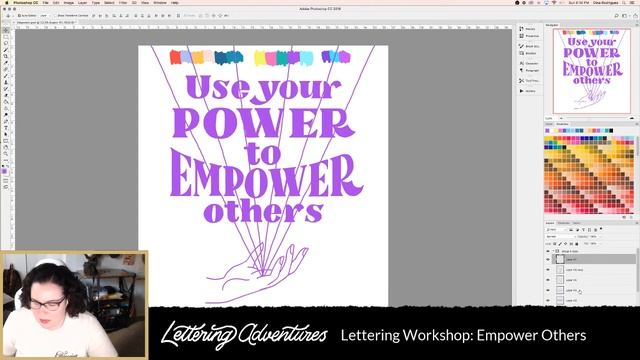 Live Lettering Workshop: Empower Others смотреть онлайн