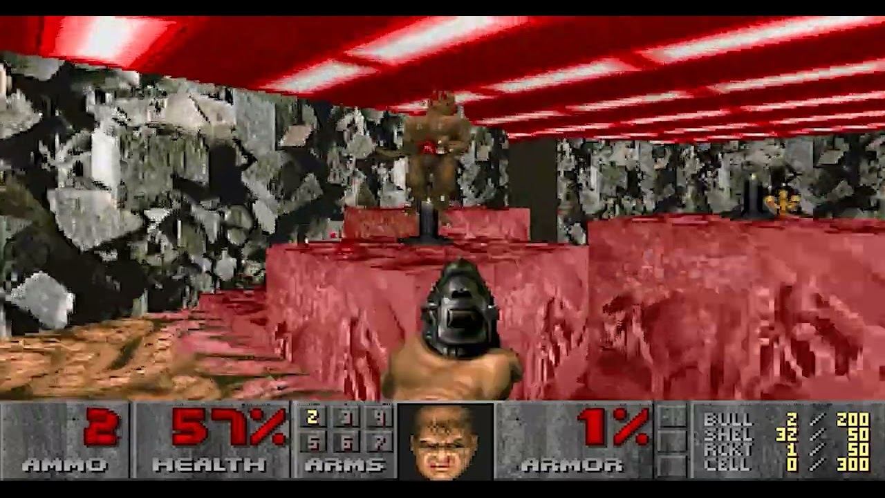 Doom (Walkthrough) - Episode 2: The Shores of Hell | Map 3: Refinery