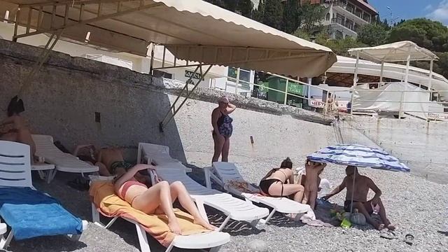 Мисхор, пляж Русалка,17 июля,24год. смотреть онлайн