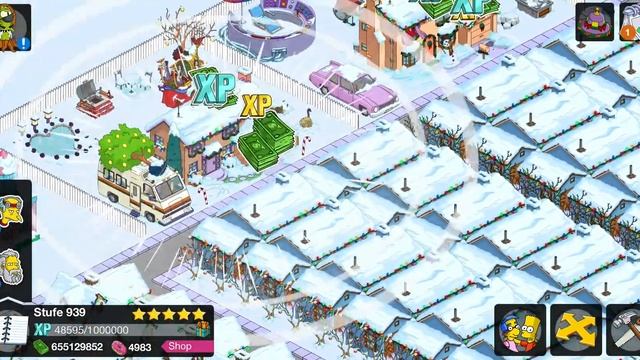 Die Simpsons - Tapped Out - Max LvL Und Donuts