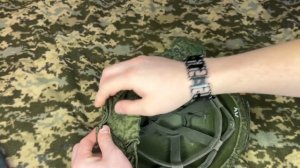 Трофейная каска 6Б47 Армии РФ 2022 года производства