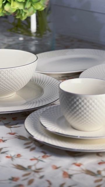 B02 Waseela, фарфоровый сервиз на 6 персон из 33 предметов смотреть онлайн