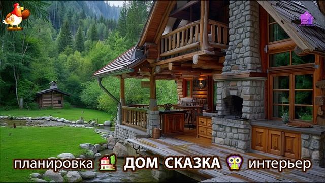 Сказочный дом мечты – 3D идея для вдохновения с планировкой и интерьером 🏡🏚️🏠 вариант (72) смотреть онлайн