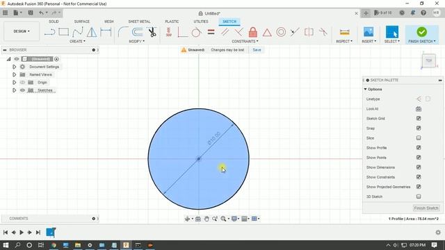How to create a Cylinder in Fusion 360 for Beginners смотреть онлайн