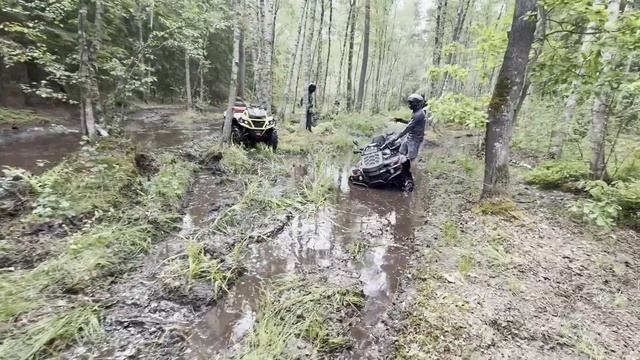 CFMOTO CFORCE 1000 и жаркий летний гряземес на квадроциклах.