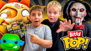 Топ Роб пропал! Мастер Ужасов вернулся? Эрик и Андрюша: распаковка Funko POP! Черепашки-Ниндзя!