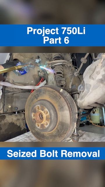 Seized bolt removal in Part 6 of Project 750Li. Like + Subscribe for more смотреть онлайн