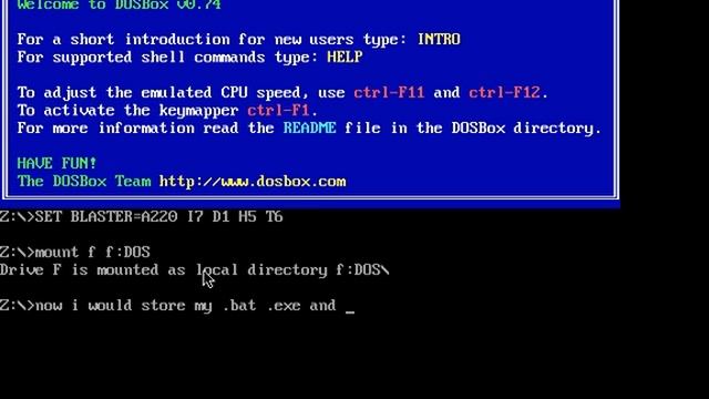 How To Mount A Drive In DOS