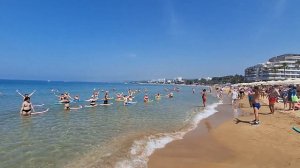 Пляж отеля My Home Resort 5*.Авсаллар.Аланья.Турция 2024.