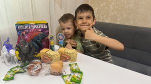 Распаковка микс КБ капибары, мыльные пузыри, диномания, амнямы, годзилла