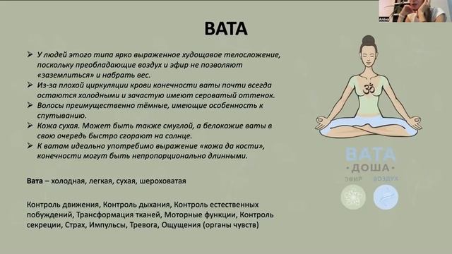 Доши - основа Аюрведы. Вата Питта Капа. Алена Клишина смотреть онлайн