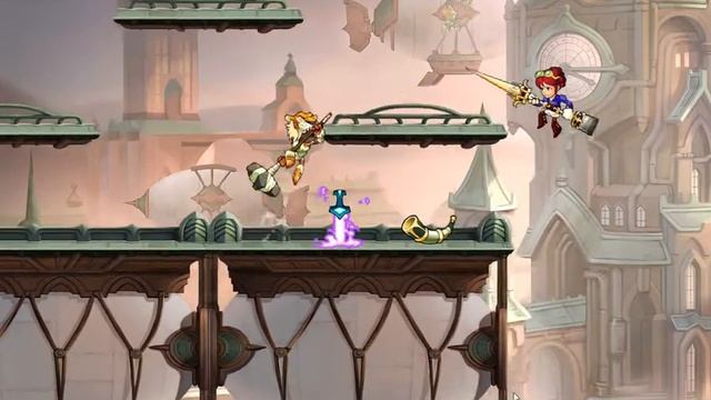 Тренируюсь играть в Brawlhalla