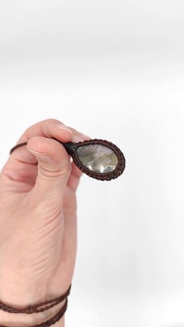 Кулон с лабрадором - натуральный камень лабрадорит подвеска смотреть онлайн