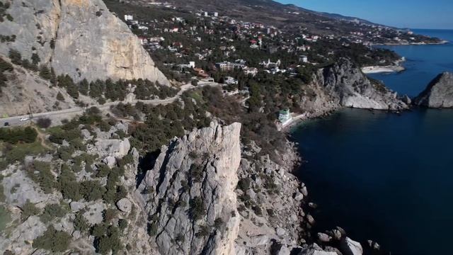 10.02.2022. Симеиз. Зима. Лебединое крыло и Кошка. смотреть онлайн