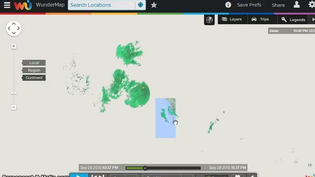 Radar Observation 9282015