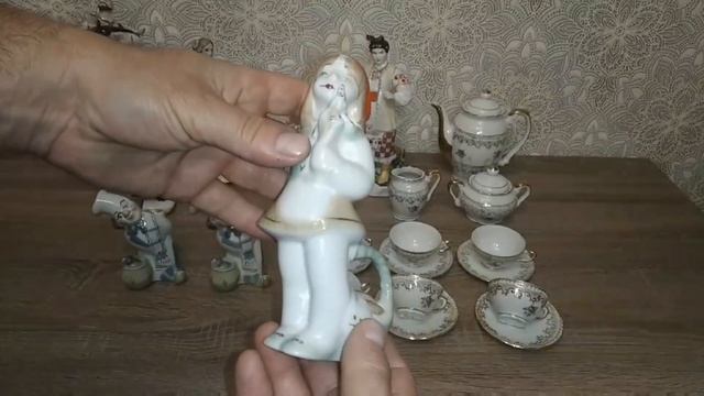 Кофейный сервиз Бавария.Статуэтки. смотреть онлайн