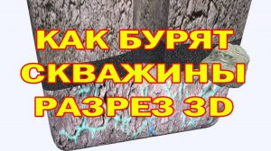 Бурение и обсаживание скважины на воду 3D