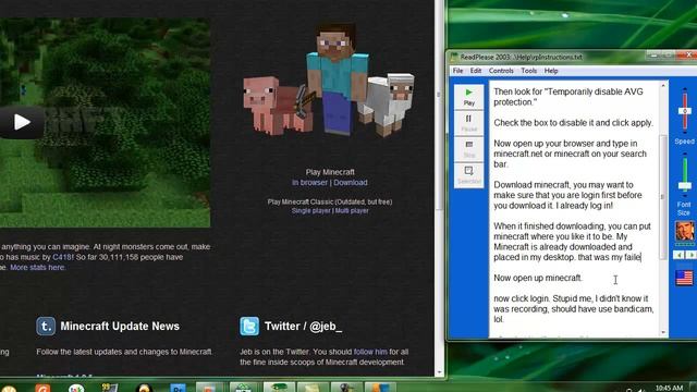 How-To Fix Minecraft Update Freeze With AVG Disabled смотреть онлайн