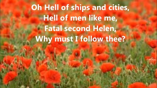 "Stand In The Trench, Achilles" by Patrick Shaw-Stewart смотреть онлайн