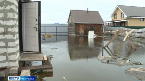 В Кургане в микрорайоне Чистое Поле подтопило дома на нескольких улицах