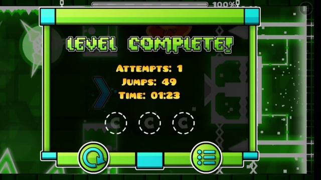 Geometry Dash, OuterSpace, Прохождение на 100% смотреть онлайн