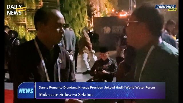 DANNY POMANTO DIUNDANG KHUSUS PRESIDEN JOKOWI WORLD WATER FORUM смотреть онлайн