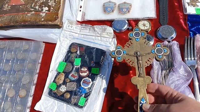 Какие РАРИТЕТЫ есть на самарской барахолке? #самара #винтаж #антиквариат #посуда #блошиныйрынок