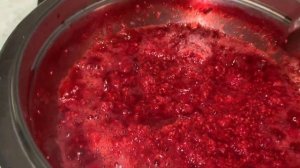 Густое малиновое варенье, джем.  Вкусный рецепт. 🍯🍯🍯 #малиновоеваренье #малина  #хантымансийск