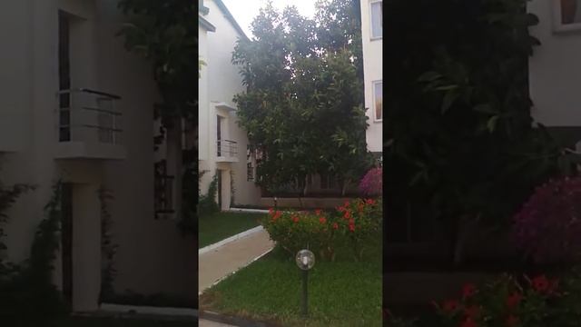 Двор отеля Ганита Холидей Вилаже . Турция . Июнь 2019г. смотреть онлайн