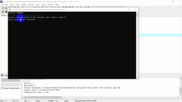 Writing Float using printf and scanf Functions in C | C programming tutorial for beginners #6 смотреть онлайн