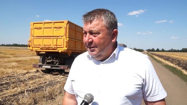 06-07-2023 г  Уборка озимых в районе в самом разгаре