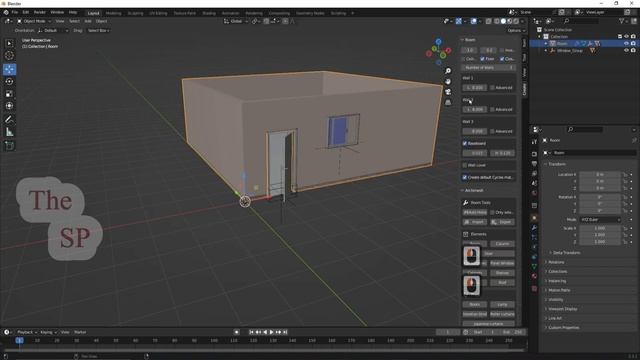 Blender Tutorial House Modeling Archimesh Addon смотреть онлайн