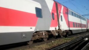Эп20-043 с Двухэтажным поездом 103 Москва Адлер