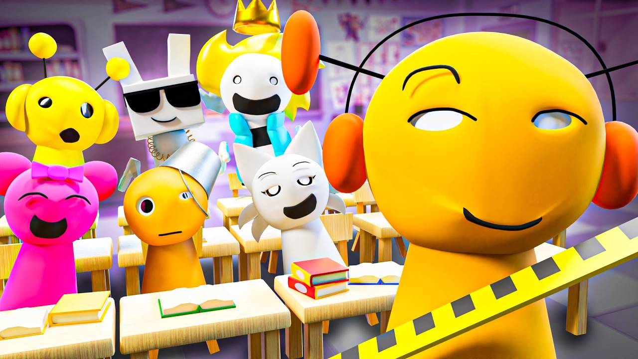 SPRUNKED ПОПАЛИ В ШКОЛУ! Incredibox анимации смотреть онлайн