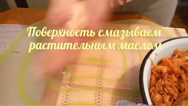 Жареные пирожки с капустой