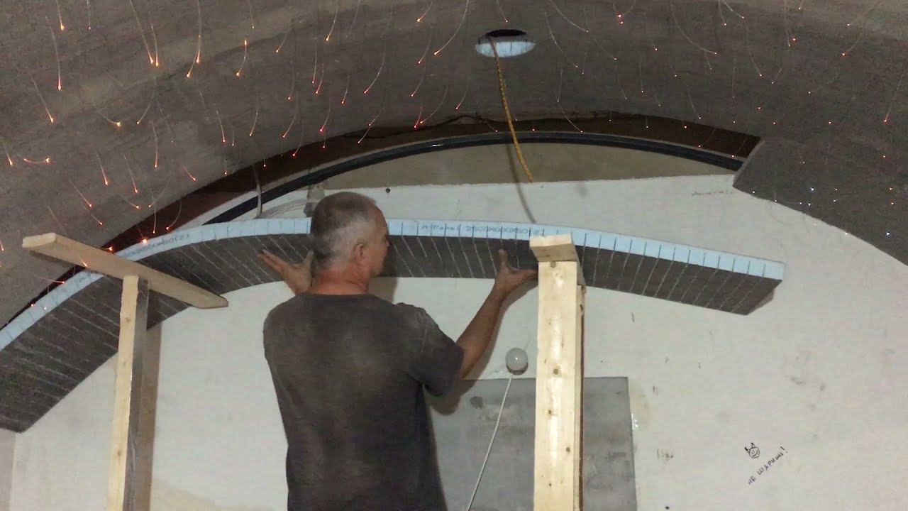 Монтаж последнего ряда звездного неба, несколько слов о паровой турбине