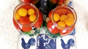 Рецепт ассорти из огурцов с помидорами и патиссонов на зиму