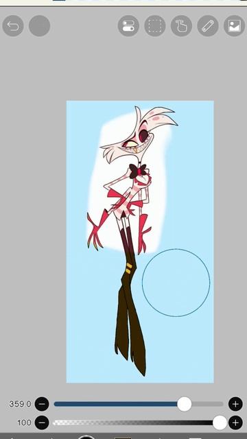 энжел даст в стиле ангела. не очень получилось если честно #hazbinhotel #music #рисунок #animation смотреть онлайн