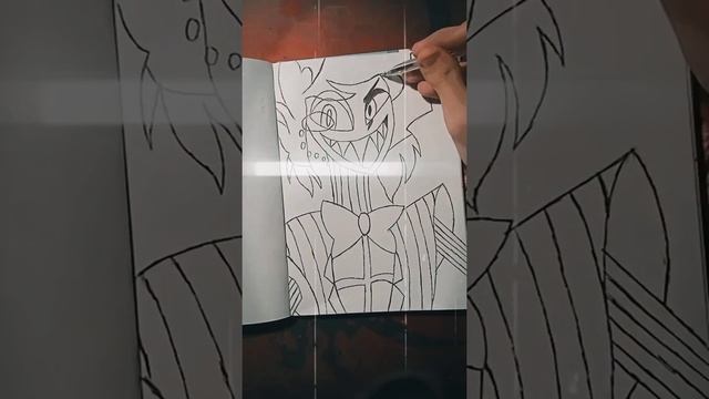 рисунок ALASTOR из отель хазбин смотреть онлайн