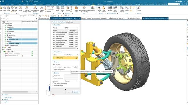 NX Export 3D PDF смотреть онлайн