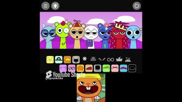 ALL Sprunki X Happy Tree Friends  NORMAL MOD #funny #sprunki #meme #animation #memes #incredibox