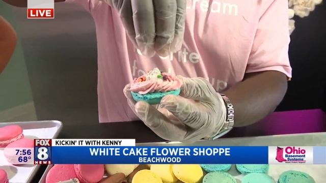 White Flower Cake Shoppe Has Kenny Filling Macarons