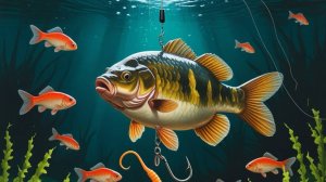 Рыбалка на поплавок поклевка КАРАСЯ