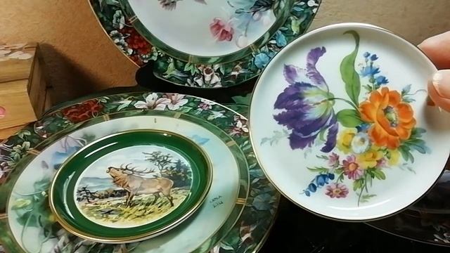 Красивыйшие находки. #Декоративные тарелкиЛенаЛЮ_фарфорFurstenberg. смотреть онлайн