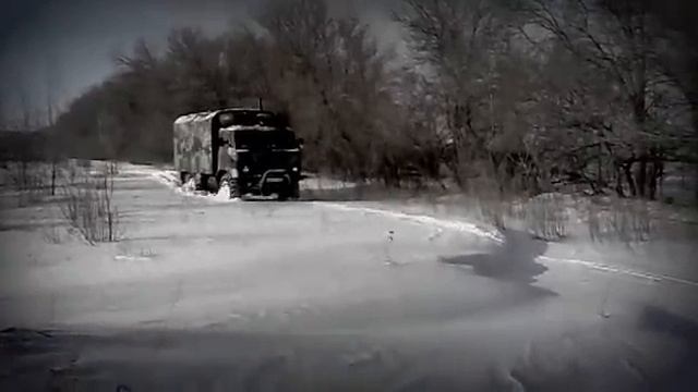 ГАЗ 66  Снега, морозы, баня