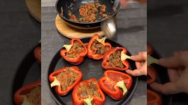 Фаршированный перец😋🔥