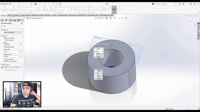 SOLIDWORKS #42 - Como Desenhar Uma Hélice смотреть онлайн