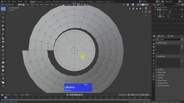 A MODO Fans view at Blender 2.80 - Spiral Shape смотреть онлайн