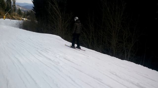 Горнолыжный курорт Буковель, спуск смотреть онлайн